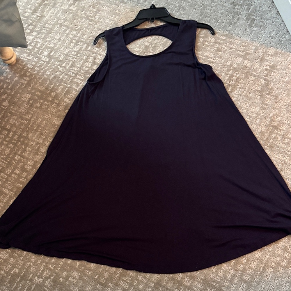 Wishlist Chic Navy Backless Dress